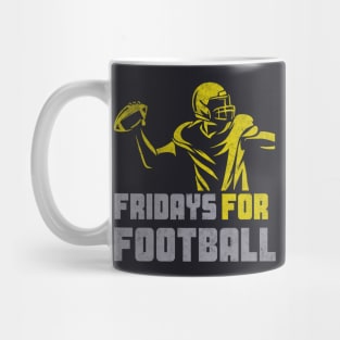 Fridays for Football American Football Player Mug